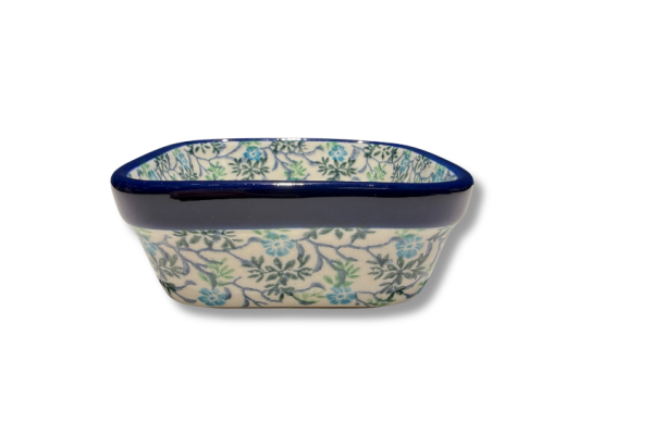 428 Bunzlau vierkant schaaltje 9,5 x 9,5 cm 2860X 428 Kleine vierkante schaaltjes 9,5 x 9,5 cm